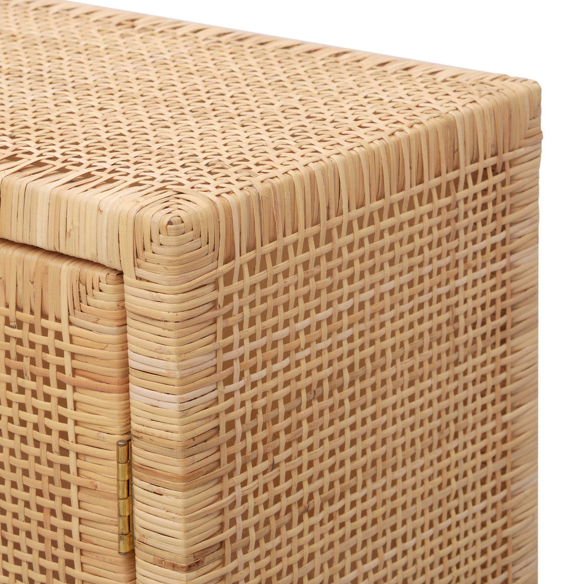 Amara Natural Woven Rattan Cabinet In Houston | BeBoldFurniture 