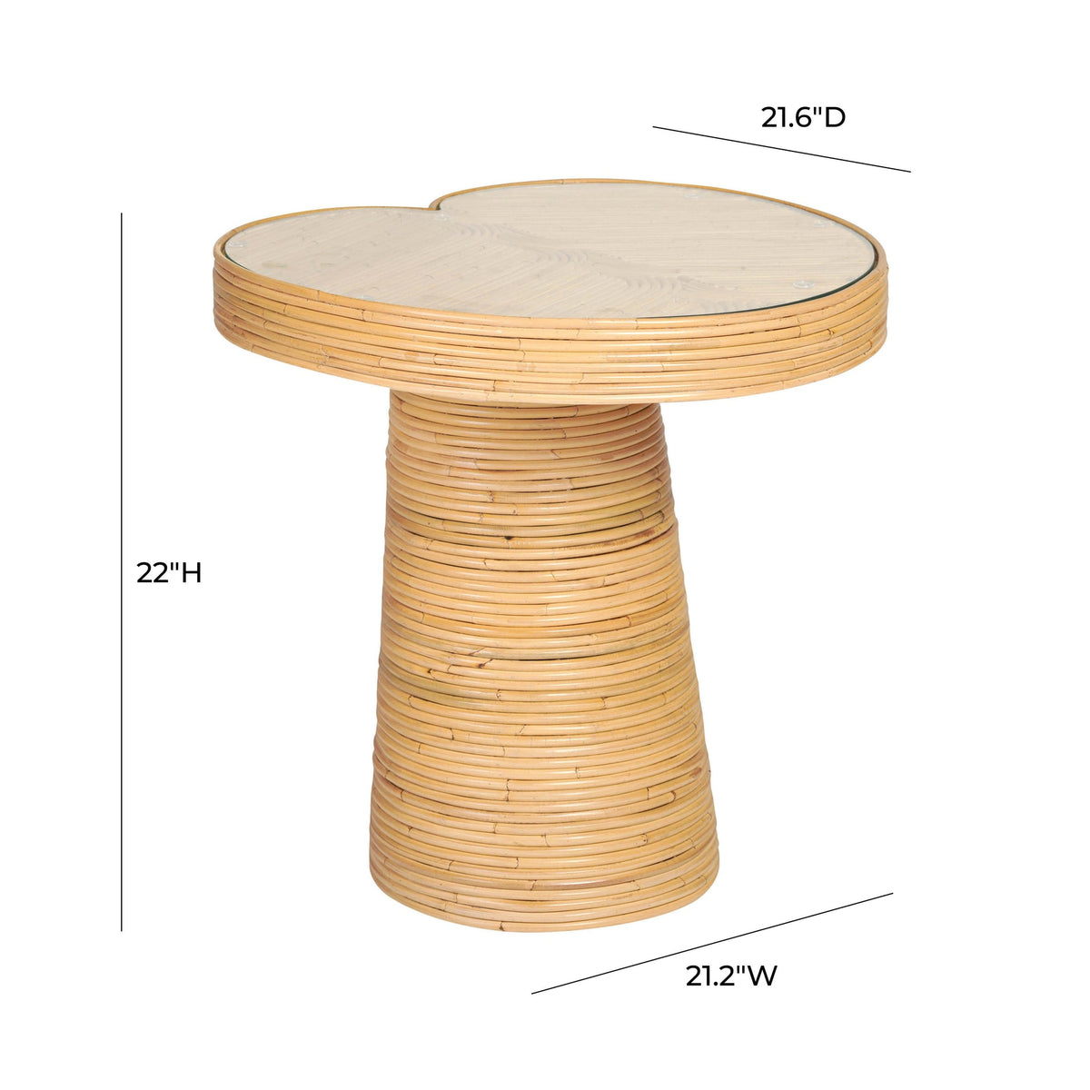 Felicia Tall Lilypad Side Table | BeBoldFurniture