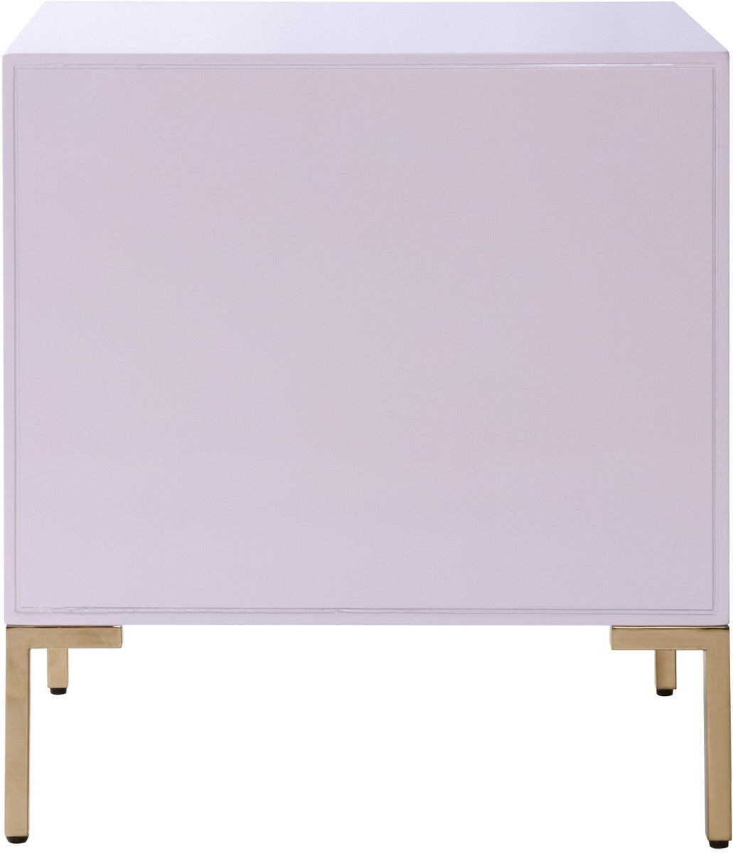 Anna Pink Lacquer Side Table In Houston | BeBoldFurniture 