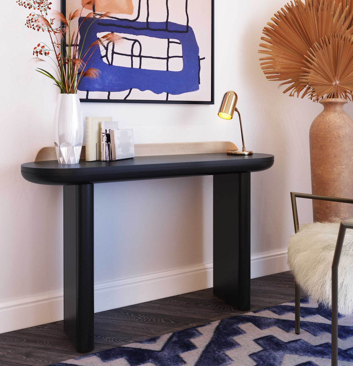 Braden Black Desk/Console Table | BeBoldFurniture