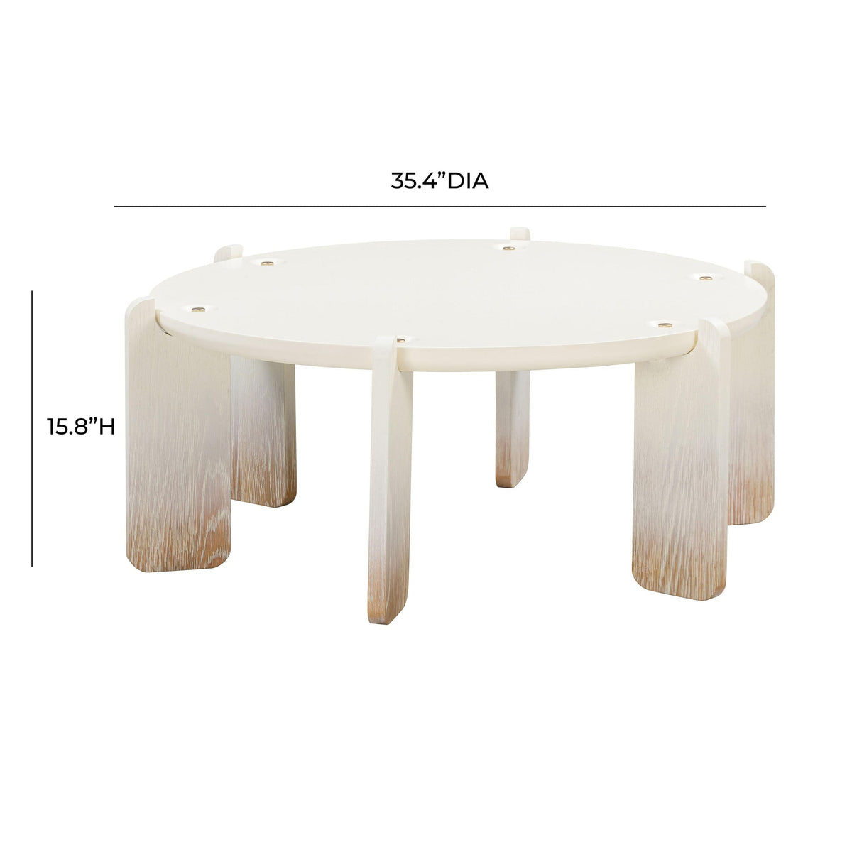 Gloria Cream Oak Coffee Table | BeBoldFurniture