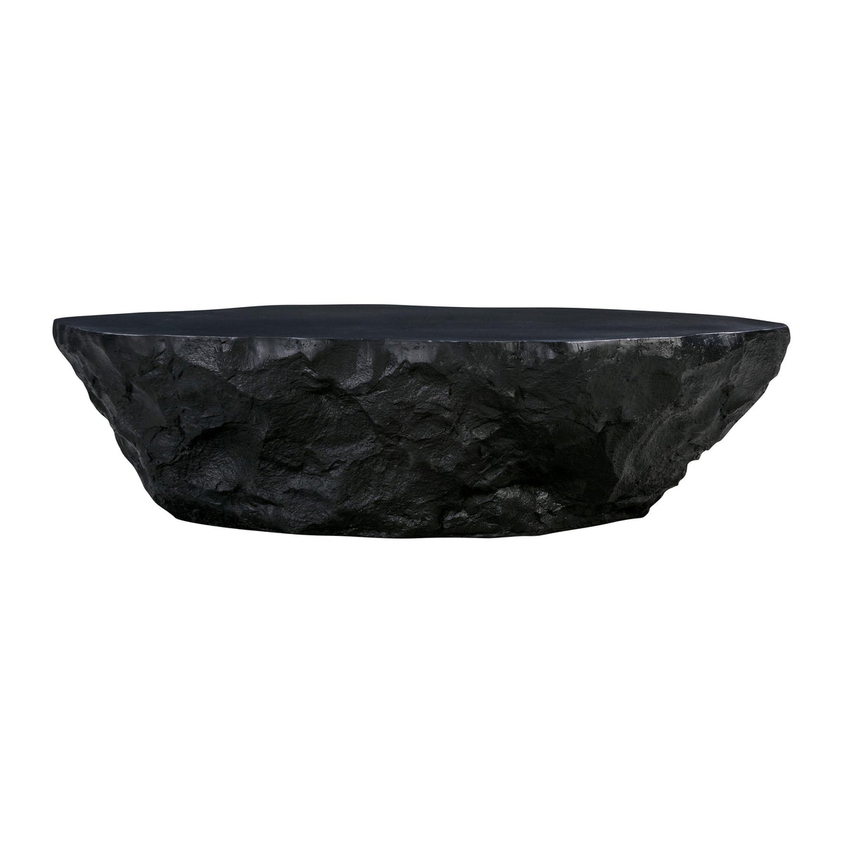 Crag Black Concrete Coffee Table | BeBoldFurniture