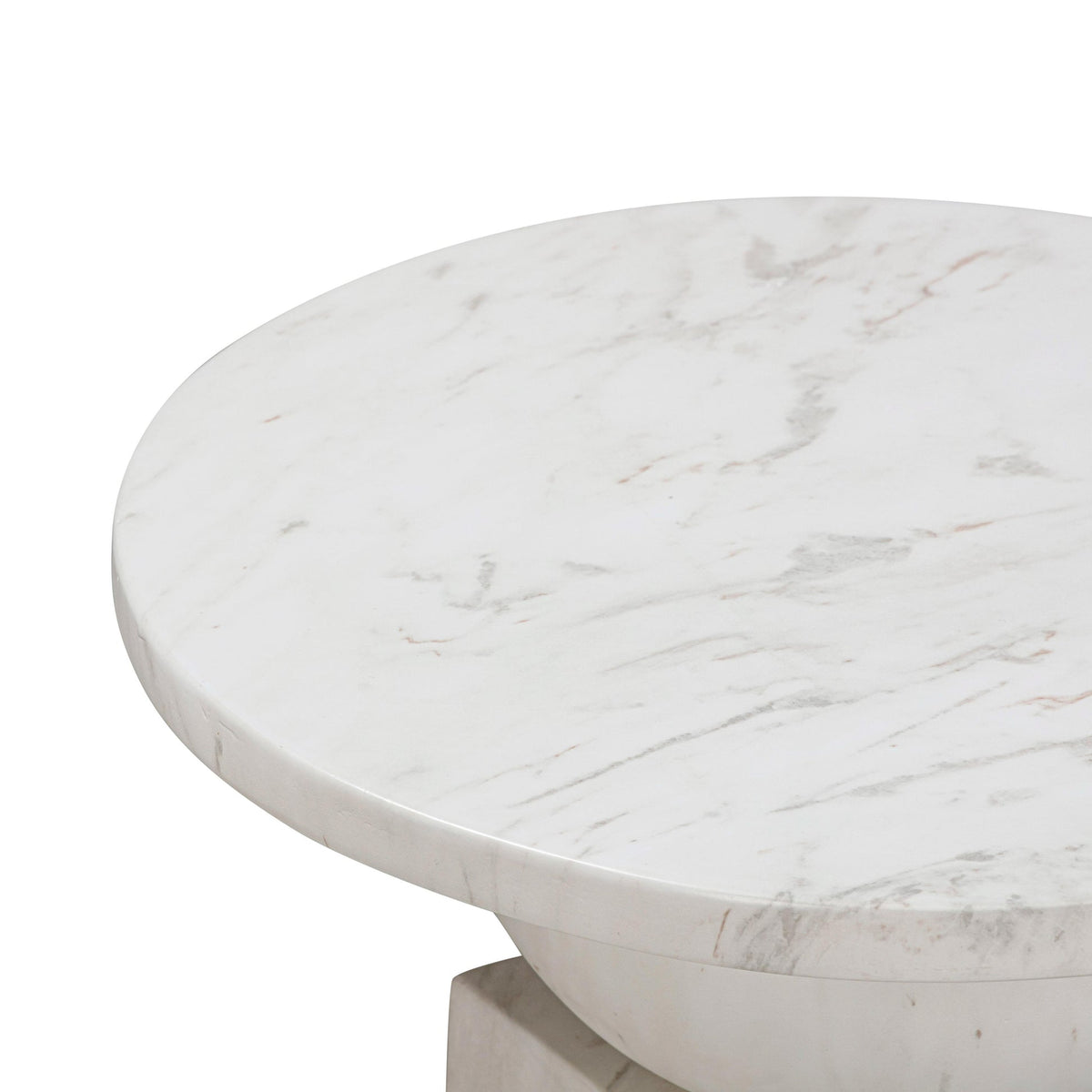 Chip Marble Print Indoor / Outdoor Side Table | BeBoldFurniture