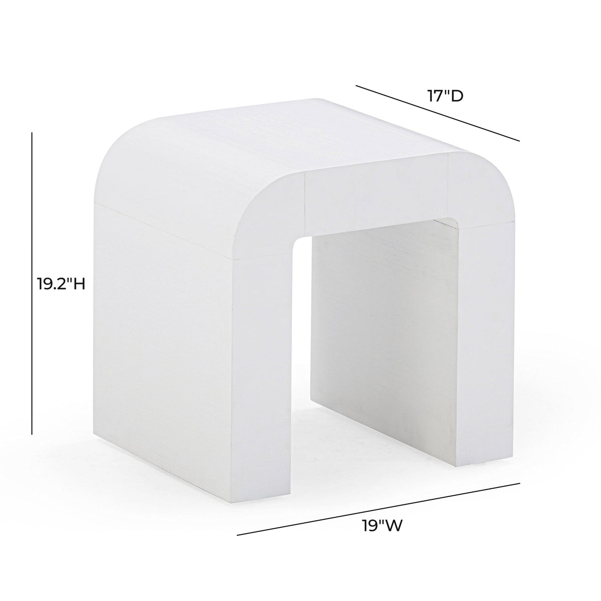 Hump White Side Table | BeBoldFurniture