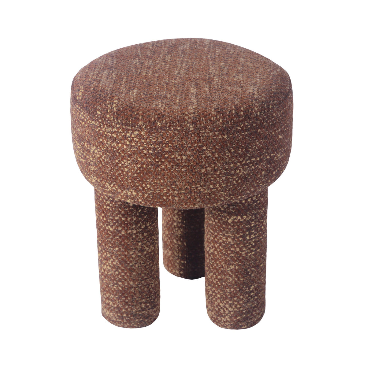 Claire Sedona Brown Knubby Stool | BeBoldFurniture