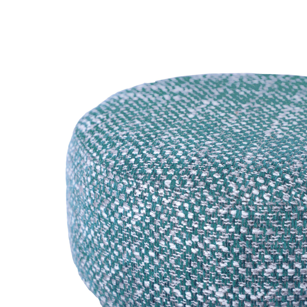 Claire Teal Knubby Stool | BeBoldFurniture