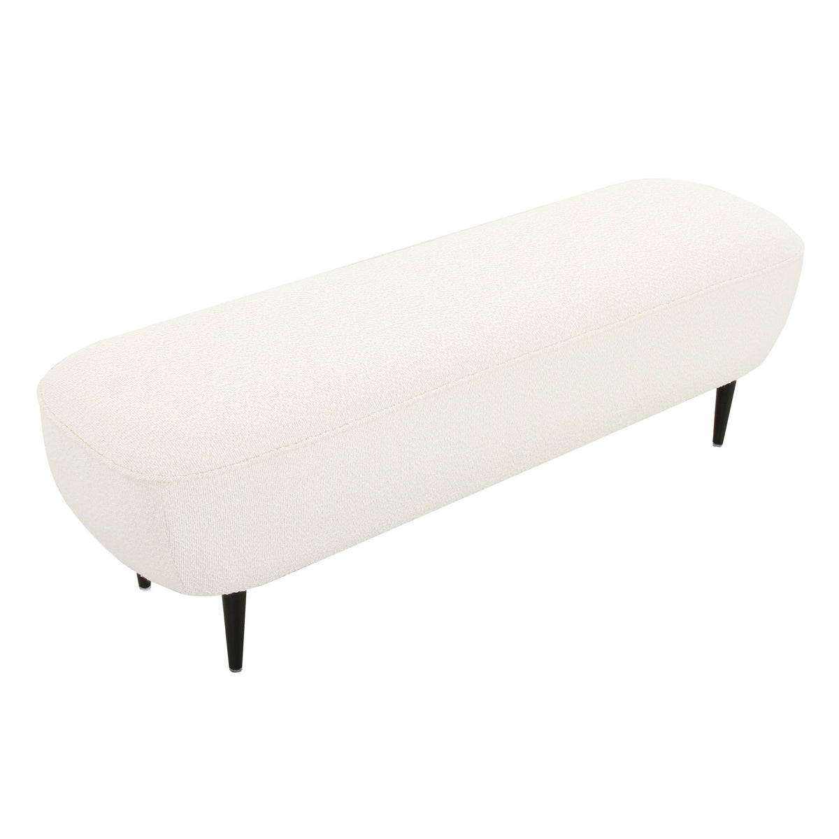 Denise Cream Boucle Bench | BeBoldFurniture