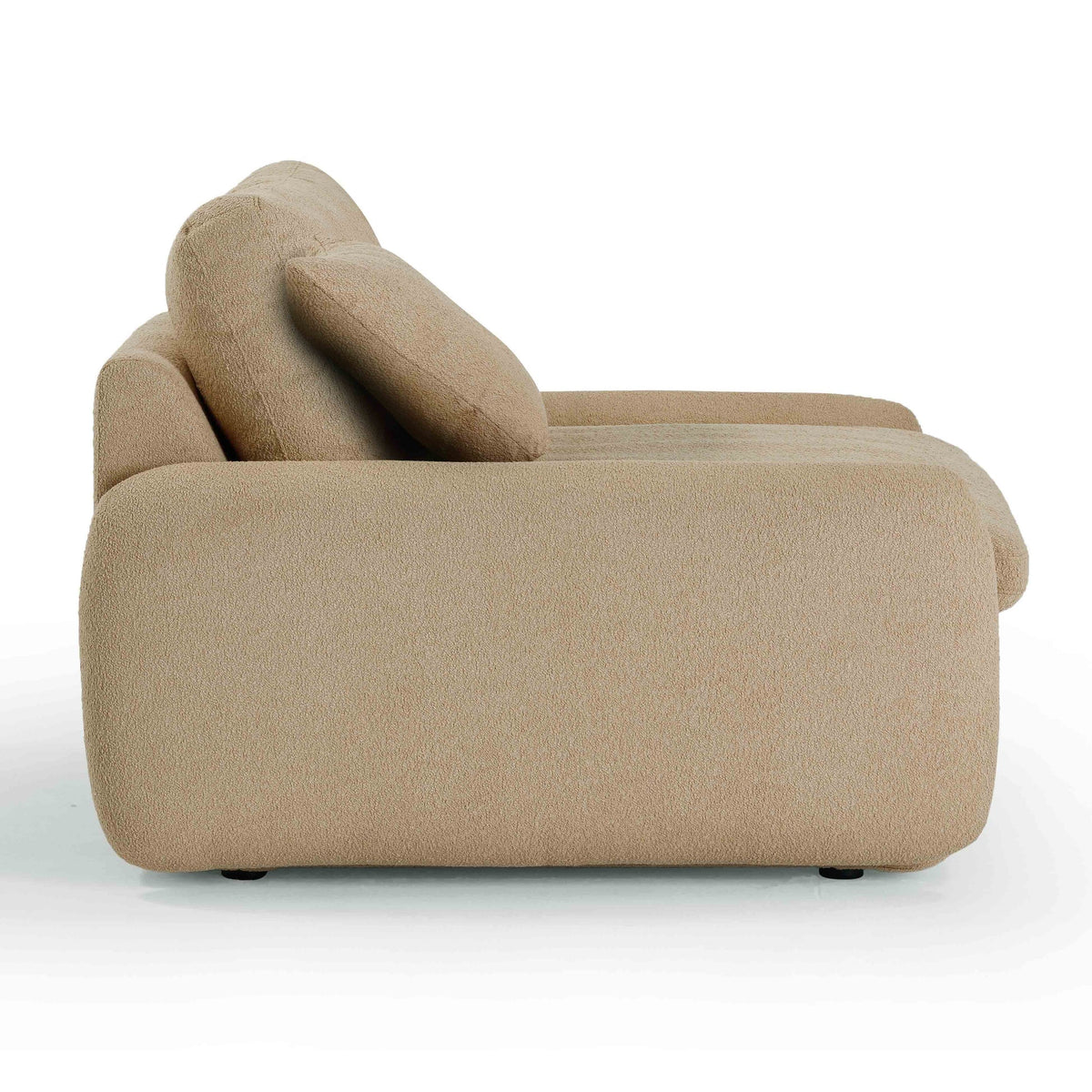 Rachelle Tan Boucle Lounge Chair | BeBoldFurniture