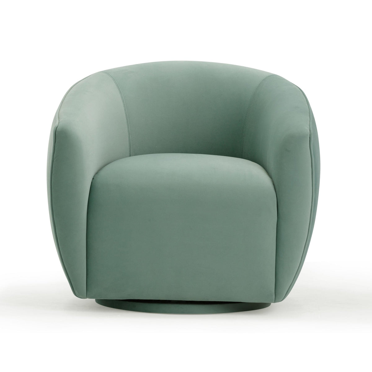 Jordan Sea Blue Velvet Swivel Chair | BeBoldFurniture