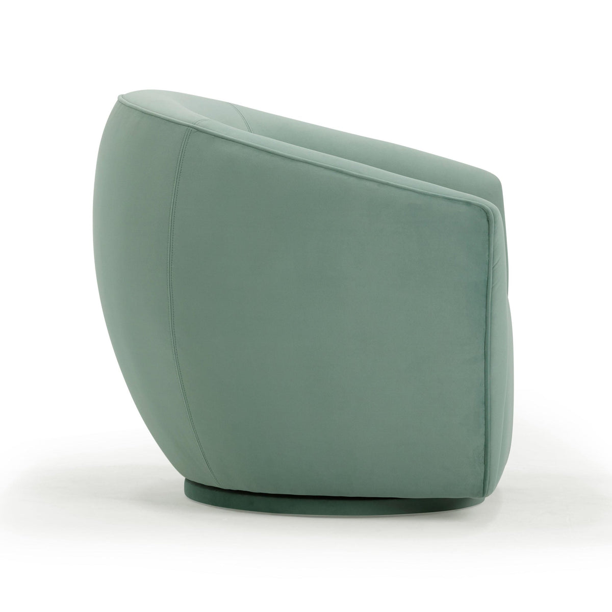 Jordan Sea Blue Velvet Swivel Chair | BeBoldFurniture