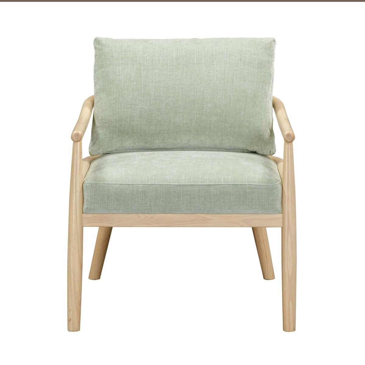 Dixie Mint Green Chenille Velvet Accent Chair | BeBoldFurniture