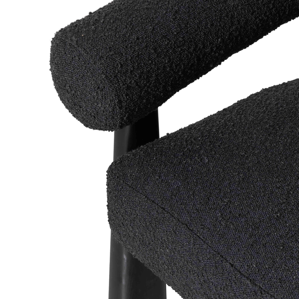 Spara Black Performance Boucle Accent Chair | BeBoldFurniture