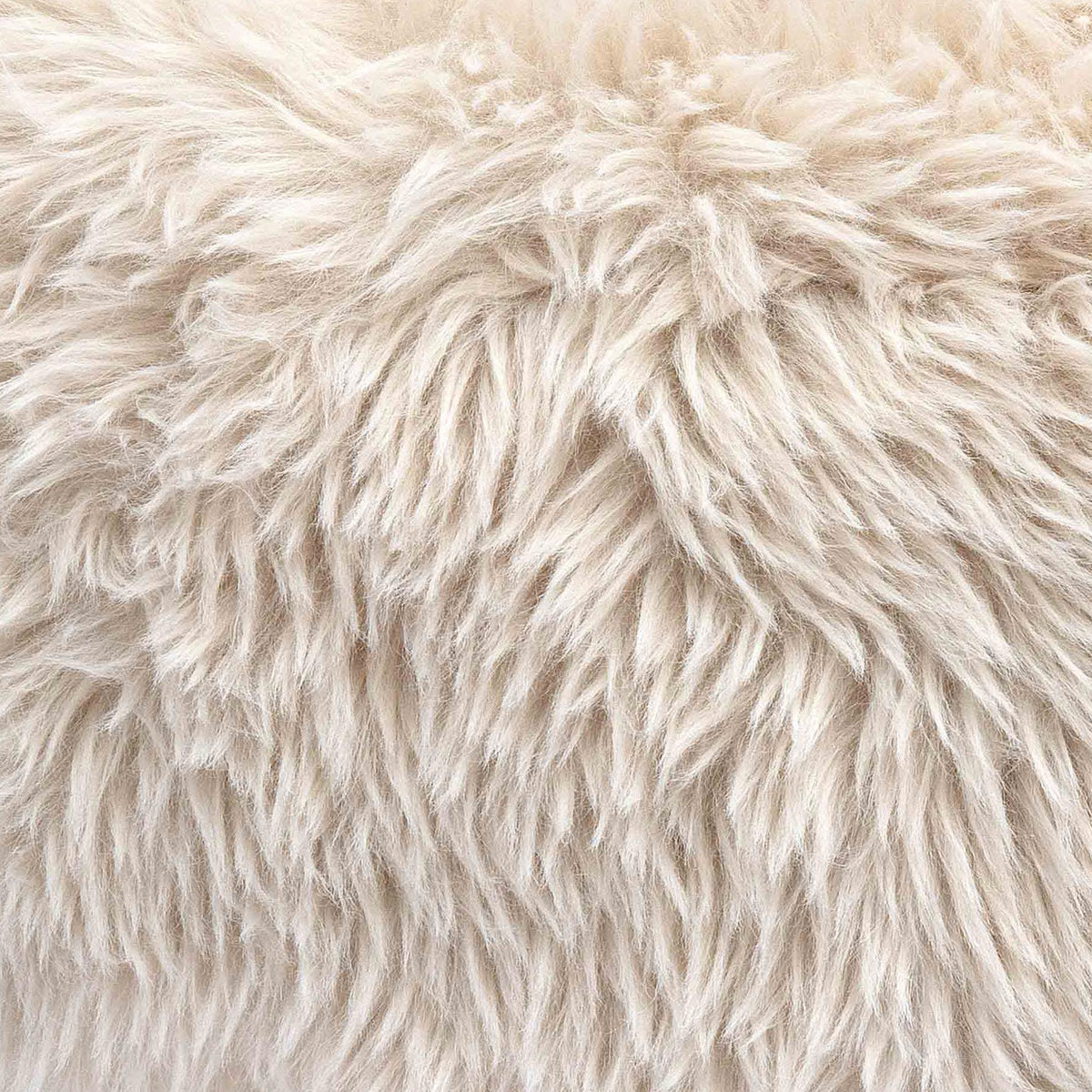 Carmel Natural Vegan Shearling Accent Chair | BeBoldFurniture