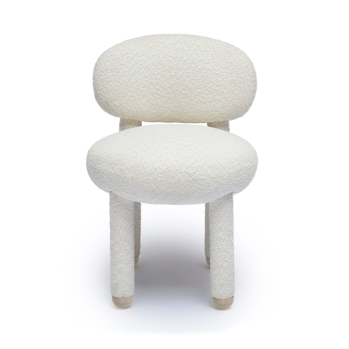 Manu Cream Performance Boucle Side Chair | BeBoldFurniture