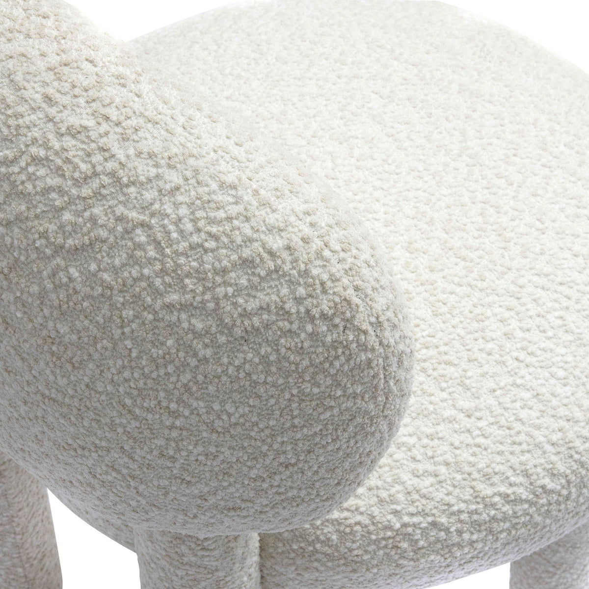 Manu Cream Performance Boucle Side Chair | BeBoldFurniture