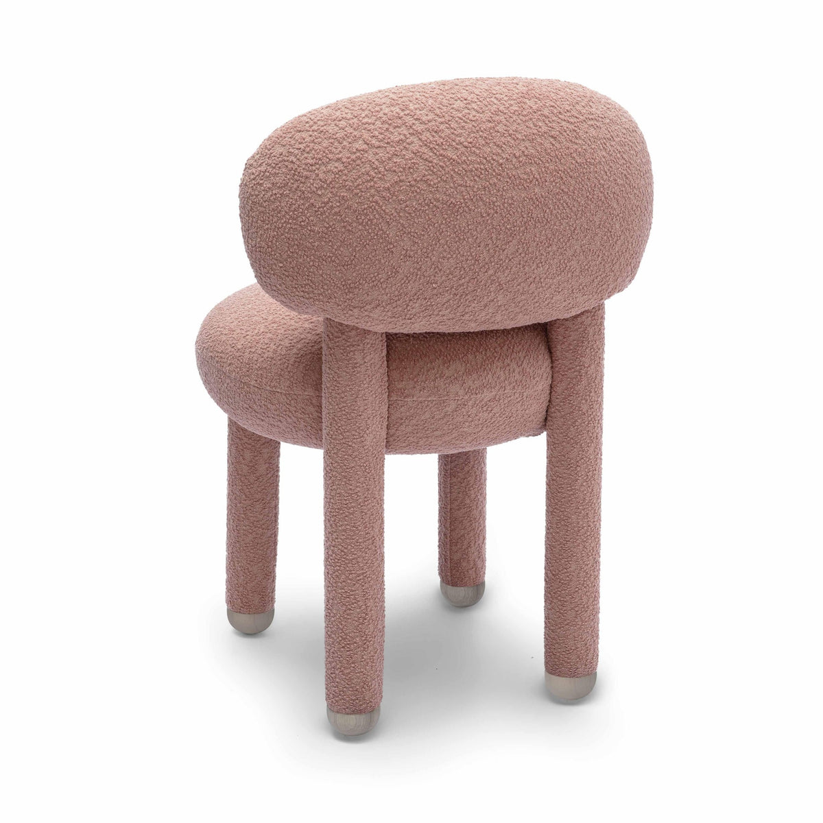 Manu Rose Pink Performance Boucle Side Chair | BeBoldFurniture