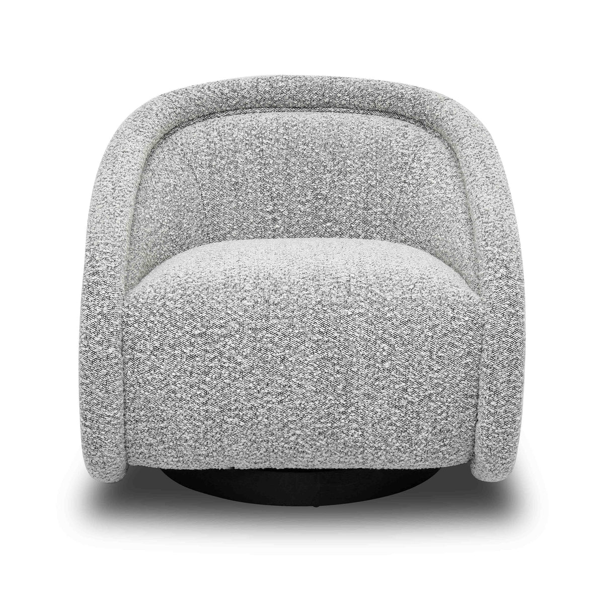 Rory Grey Boucle Swivel Chair | BeBoldFurniture