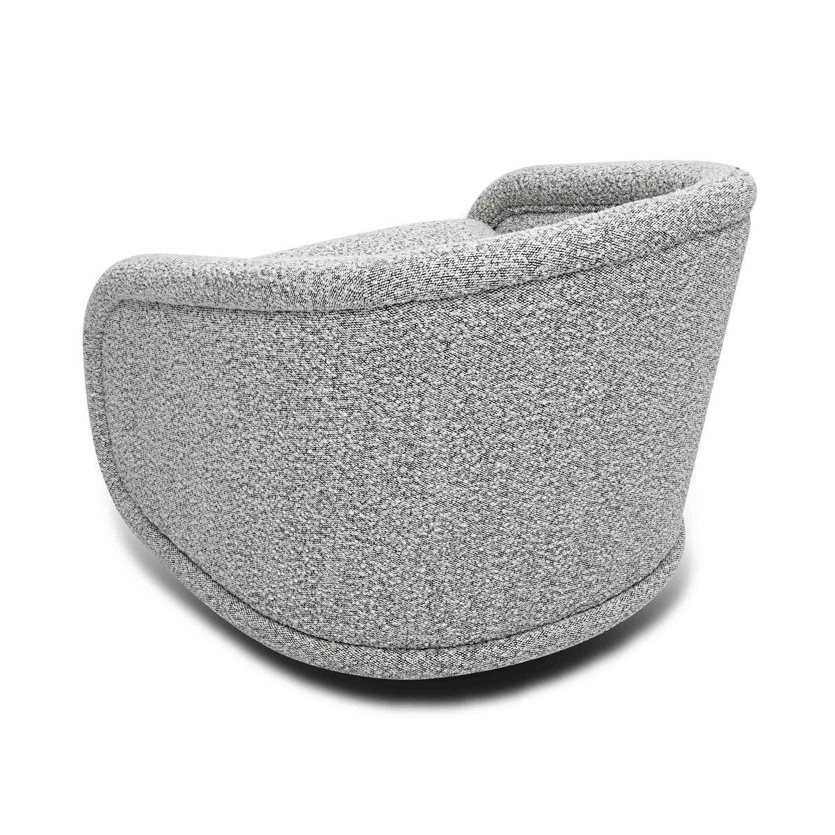 Rory Grey Boucle Swivel Chair | BeBoldFurniture