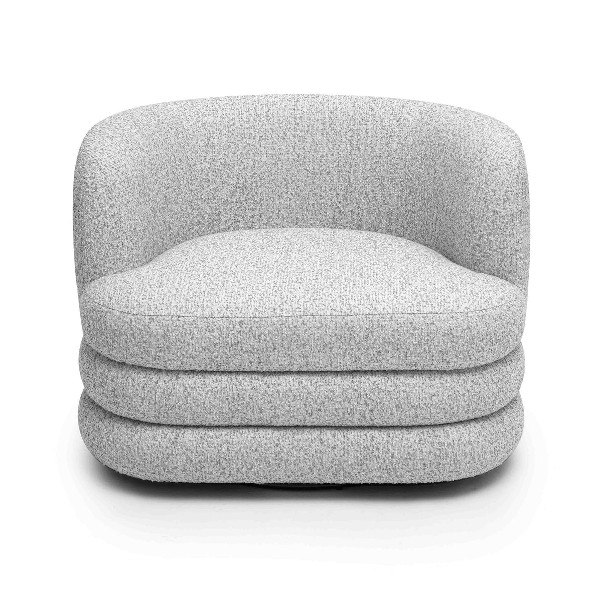 Astor Light Grey Swivel Hotel Lounge Chair | BeBoldFurniture