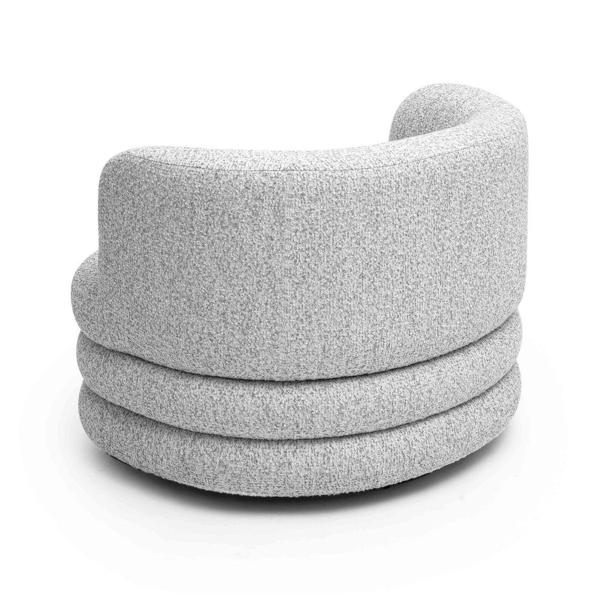 Astor Light Grey Swivel Hotel Lounge Chair | BeBoldFurniture