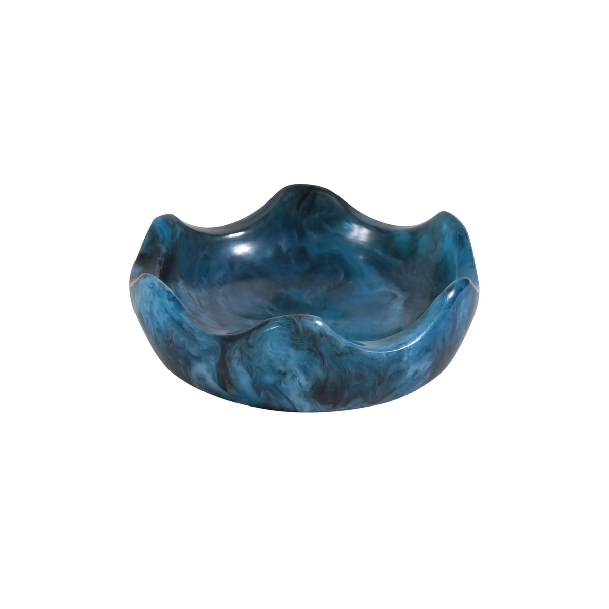 Platform Blue Swirl Resin Kiddush Cup | BeBoldFurniture