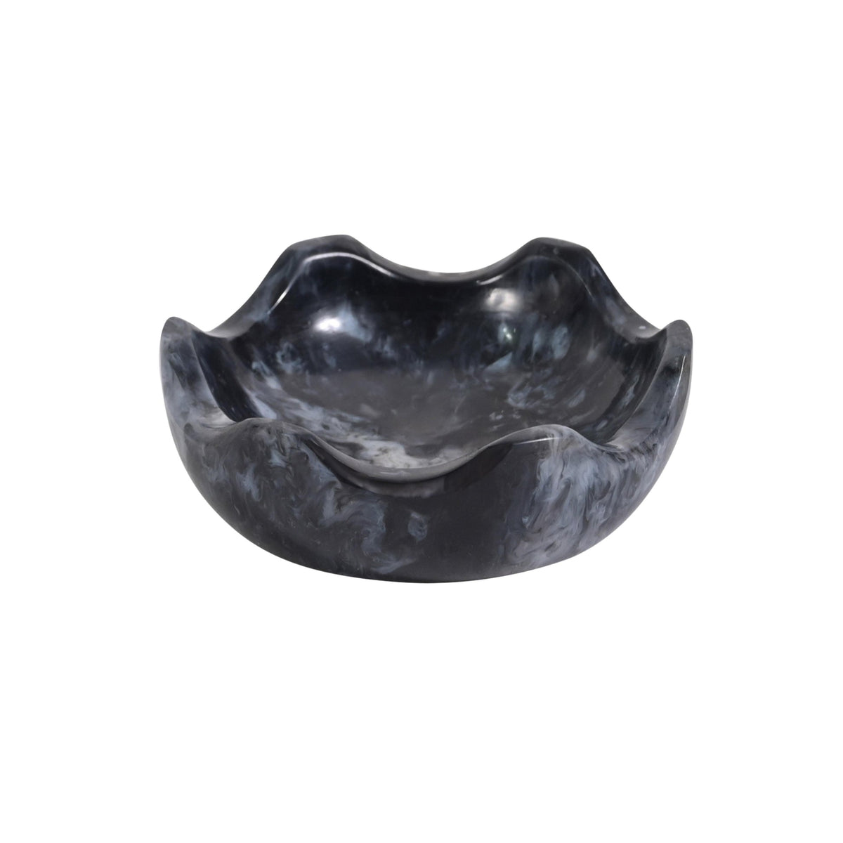 Platform Black Swirl Resin Kiddush Cup | BeBoldFurniture