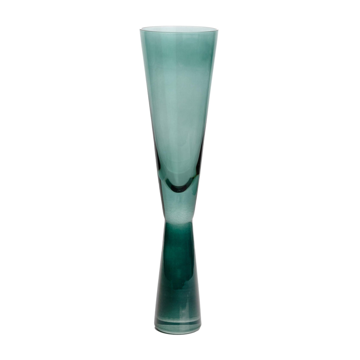 Flute Green Champagne Glasses - Set of 4 | BeBoldFurniture