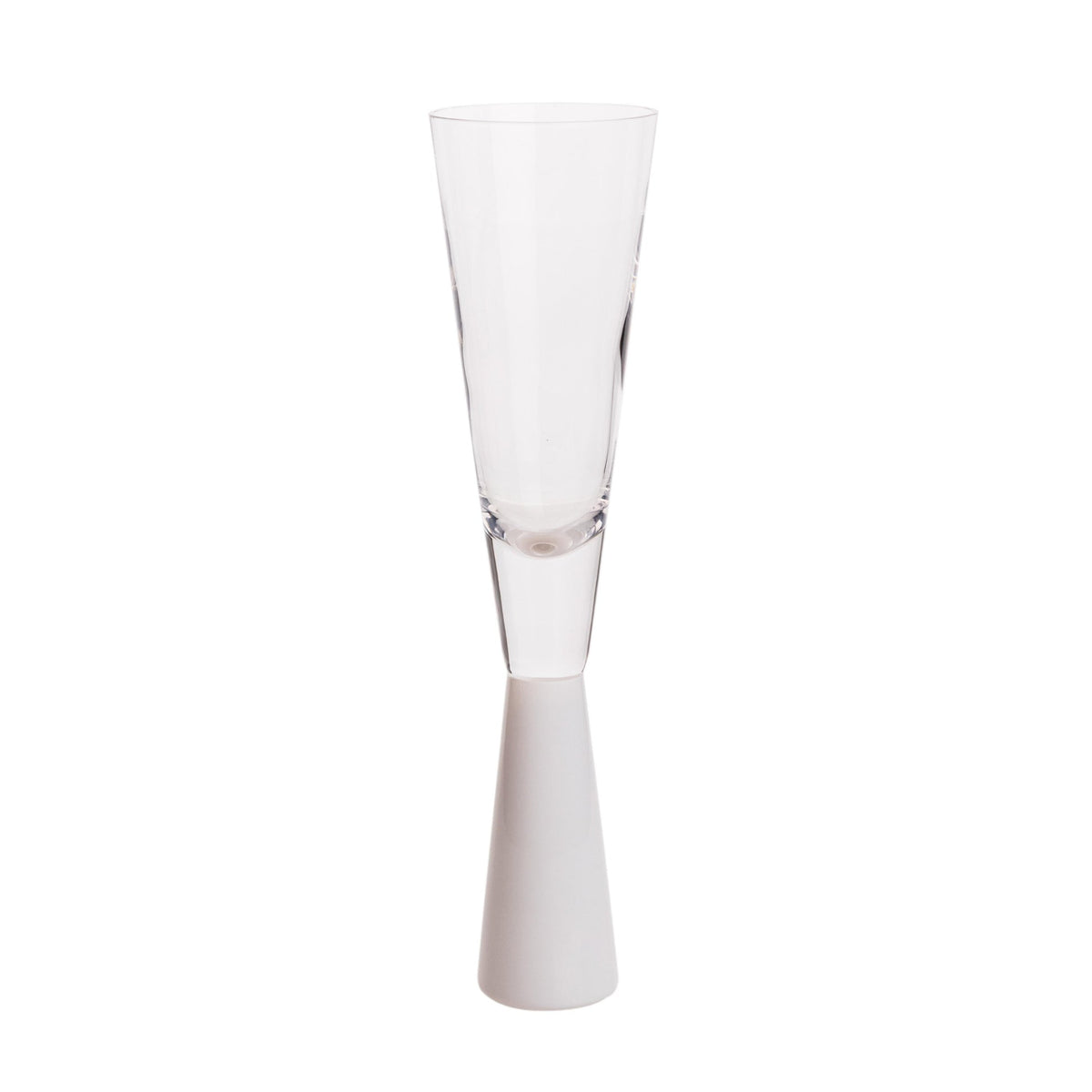 Flute White Champagne Glasses - Set of 4 | BeBoldFurniture