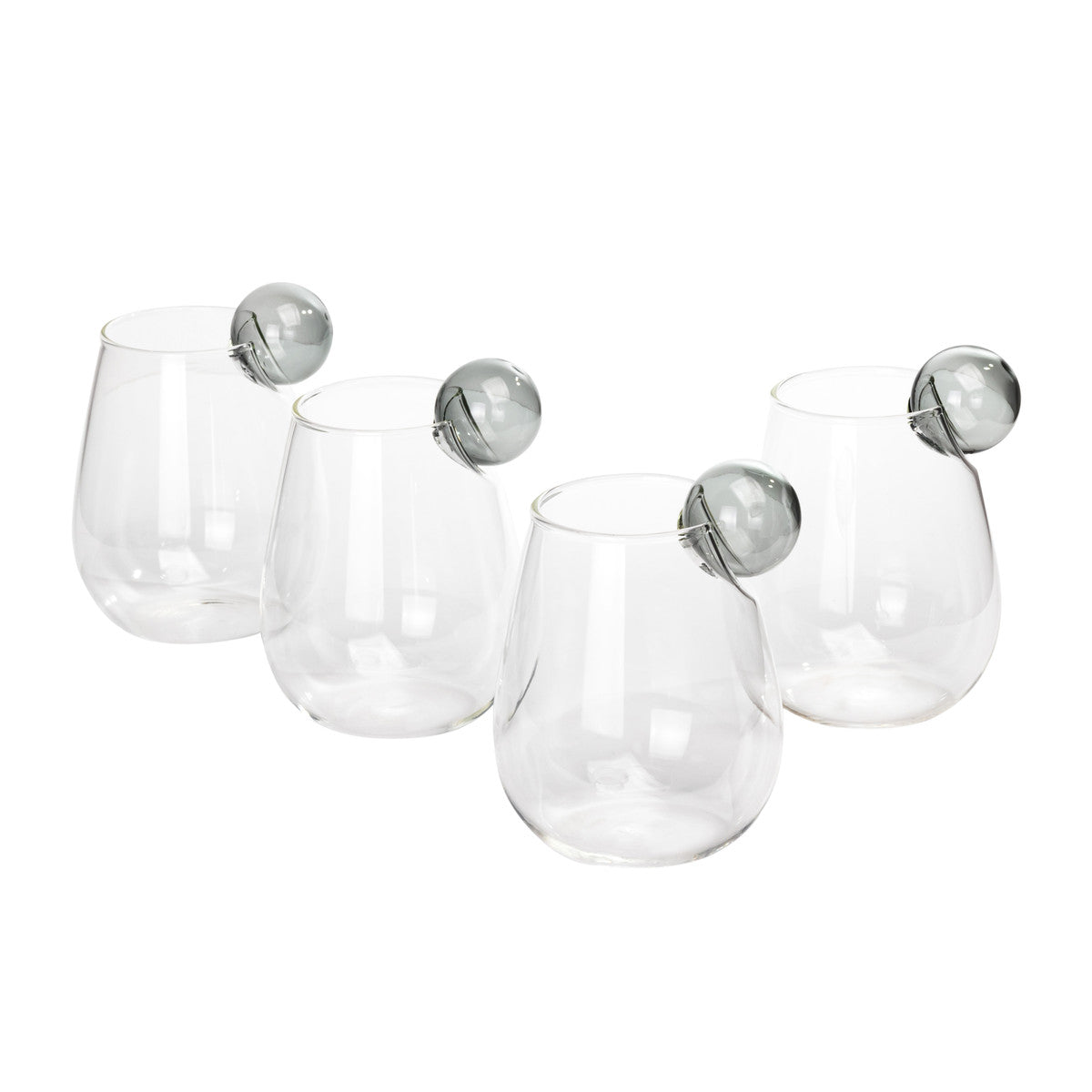 Boule Clear Water Glass - Set of 4 | BeBoldFurniture