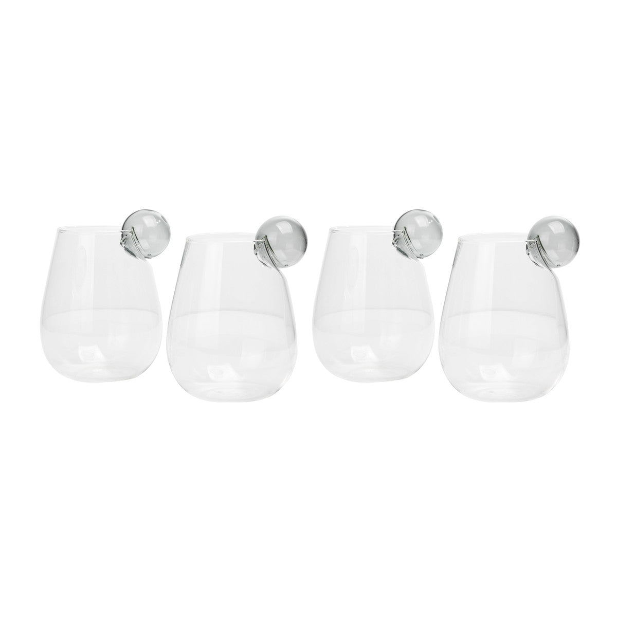 Boule Clear Water Glass - Set of 4 | BeBoldFurniture