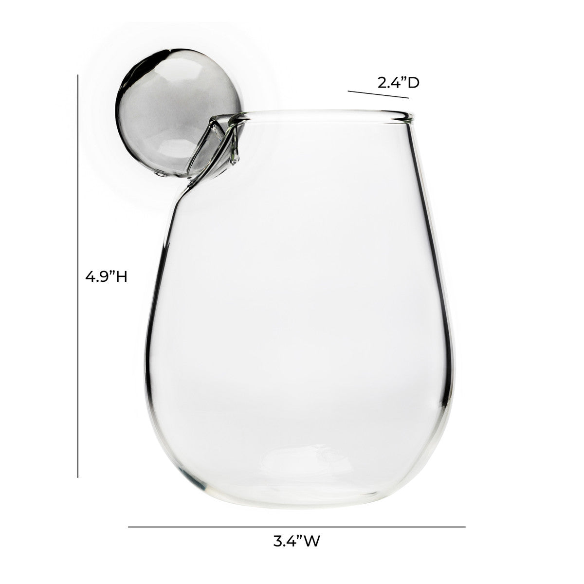 Boule Clear Water Glass - Set of 4 | BeBoldFurniture