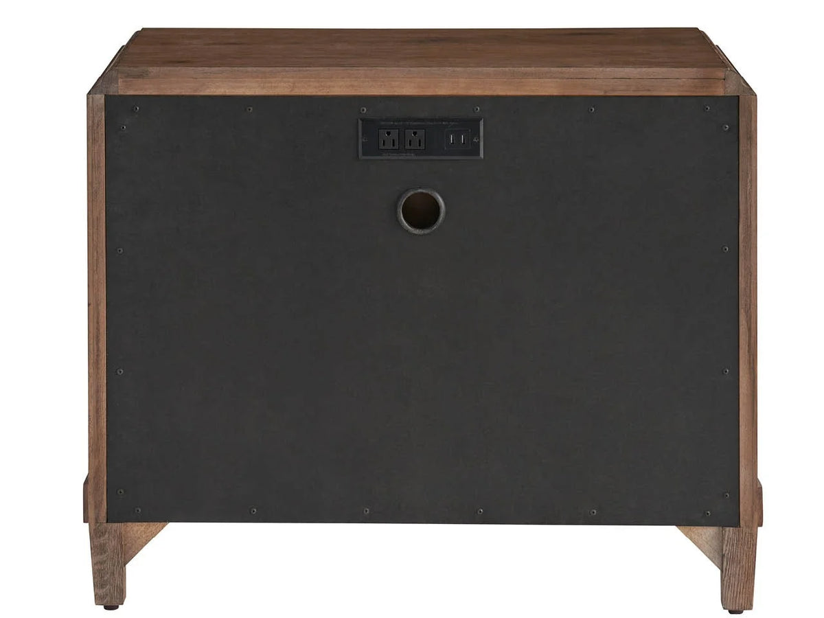 Sienna Two Drawer Nightstand | BeBoldFurniture