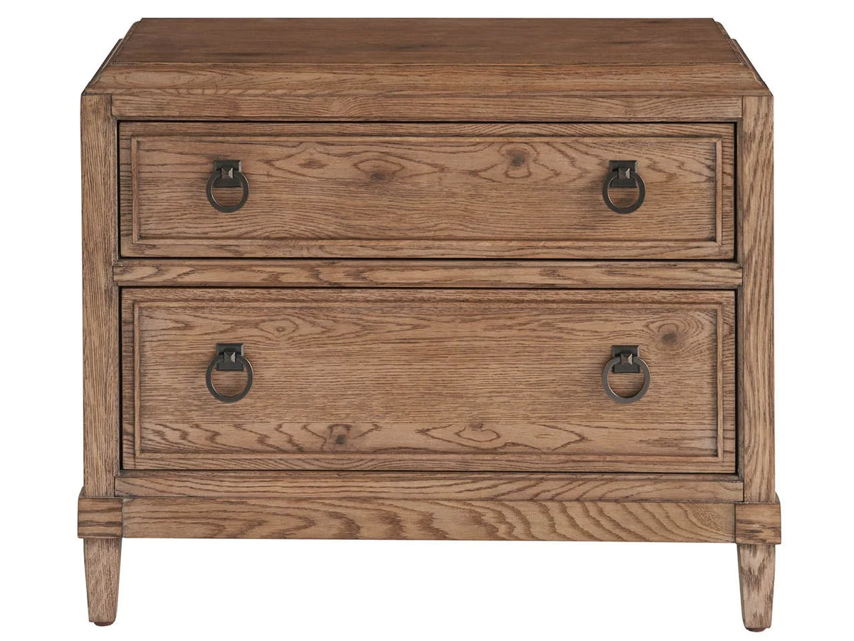 Sienna Two Drawer Nightstand | BeBoldFurniture