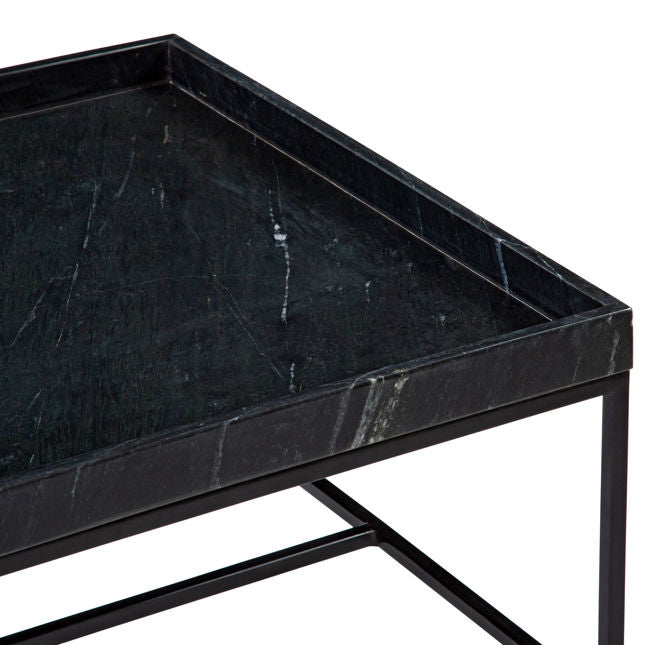 Madsen Coffee Table Black Marble Top | BeBoldFurniture