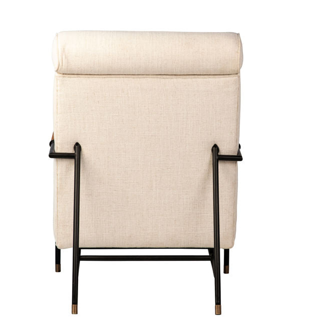 Ortiz Occasional Chair Cream | BeBoldFurniture