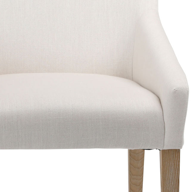 Elvie Dining Chair White | BeBoldFurniture