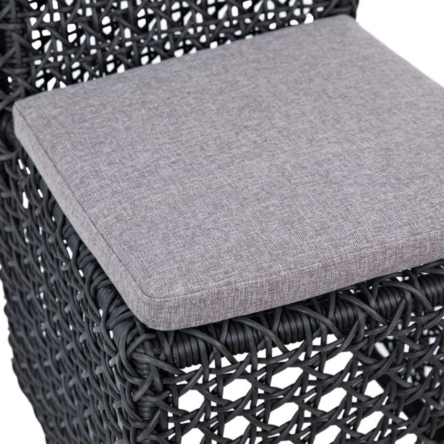 Arnie Outdoor Dining Chair Charcoal | BeBoldFurniture