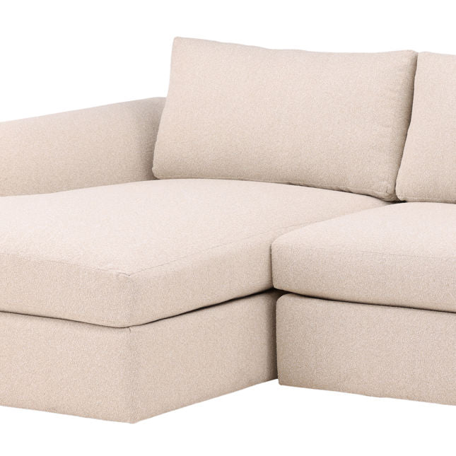 Zaira Chaise Sectional Left Side Chaise| BeBoldFurniture