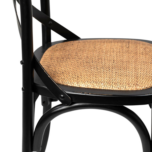 Gaston Dining Chair Black | BeBoldFurniture