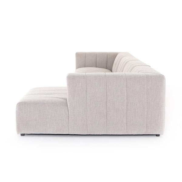 Langham Channeled 4-Pc Sectional Right Arm Facing - Be Bold Furniture