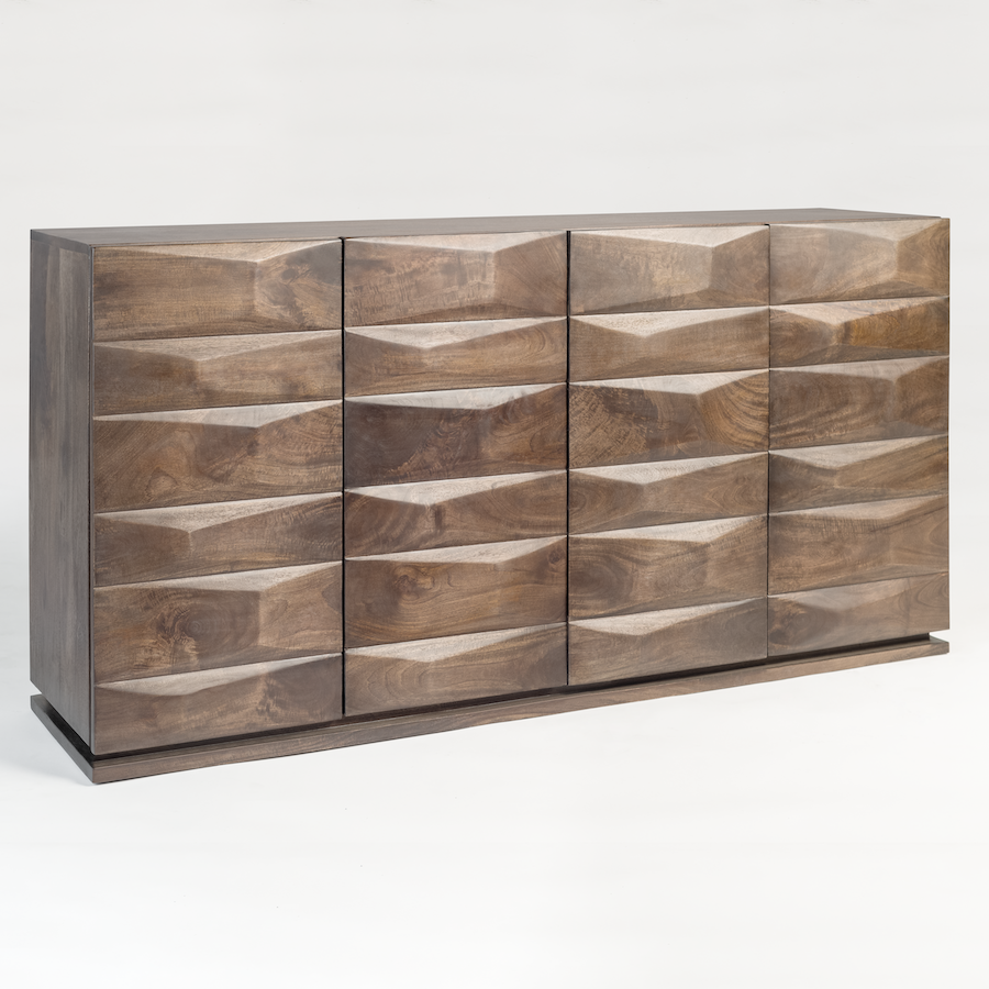 Aberdeen Aged Ash Sideboard - Be Bold Furniture