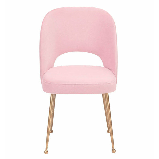 Swell Blush Grey Velvet Chair - Be Bold Furniture