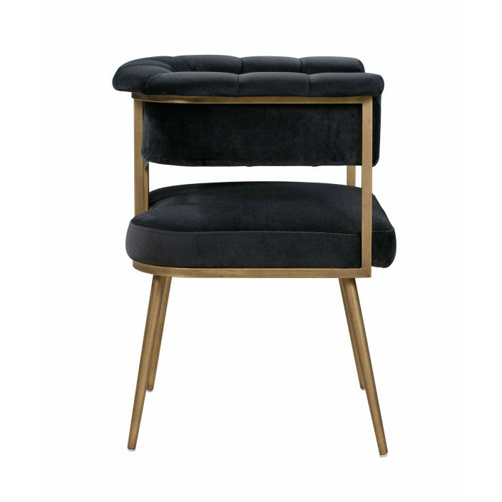 Astrid Grey Velvet Chair - Be Bold Furniture