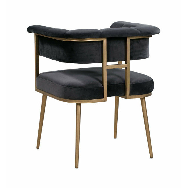 Astrid Grey Velvet Chair - Be Bold Furniture