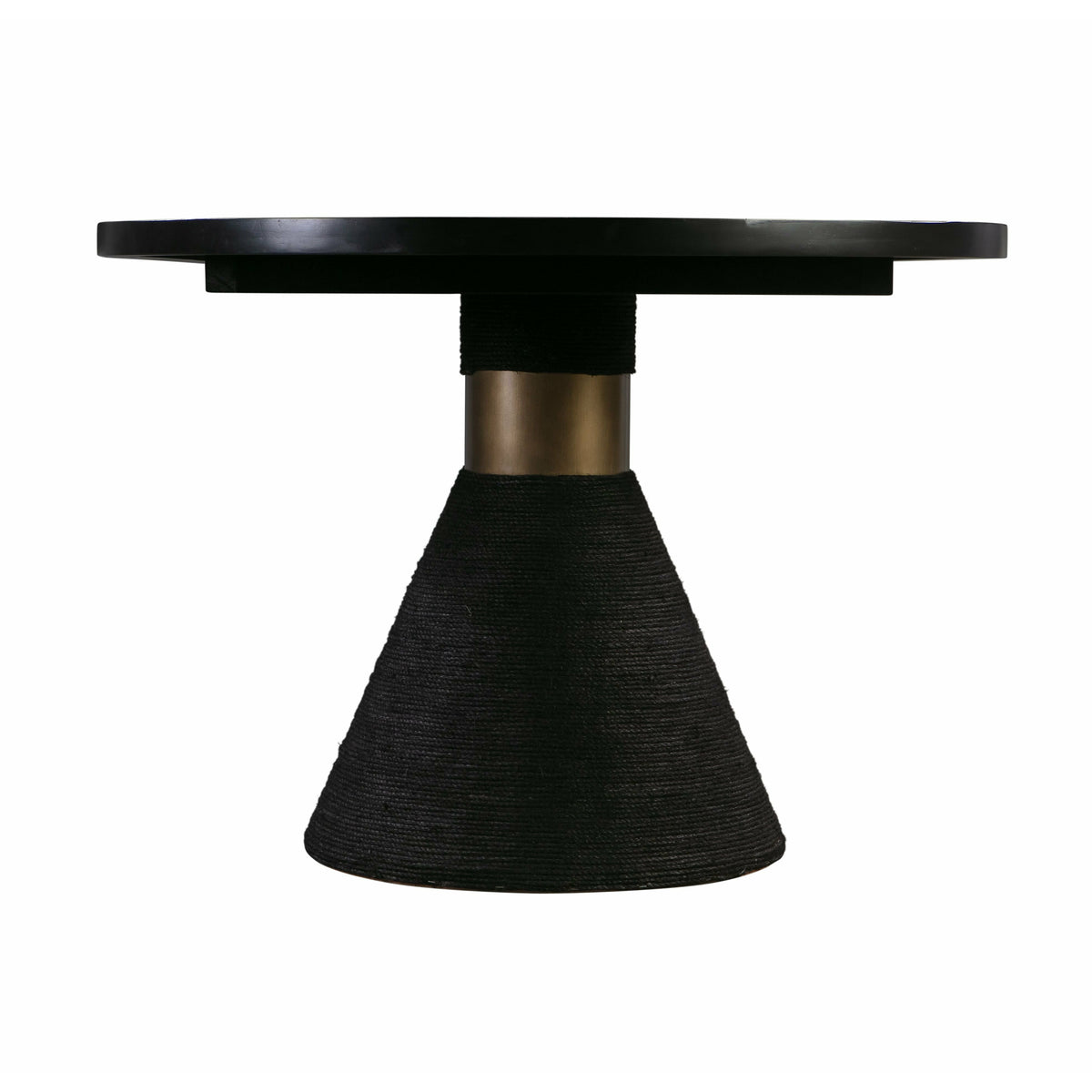 Rishi Black Rope Oval Table - Be Bold Furniture