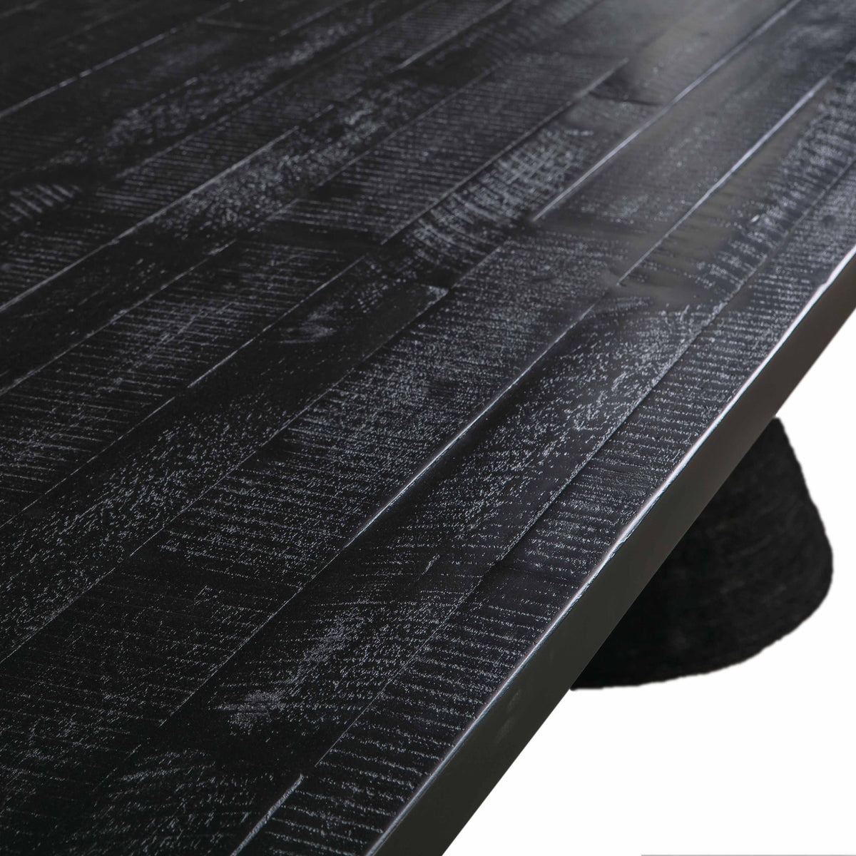 Rishi Black Rope Oval Table - Be Bold Furniture