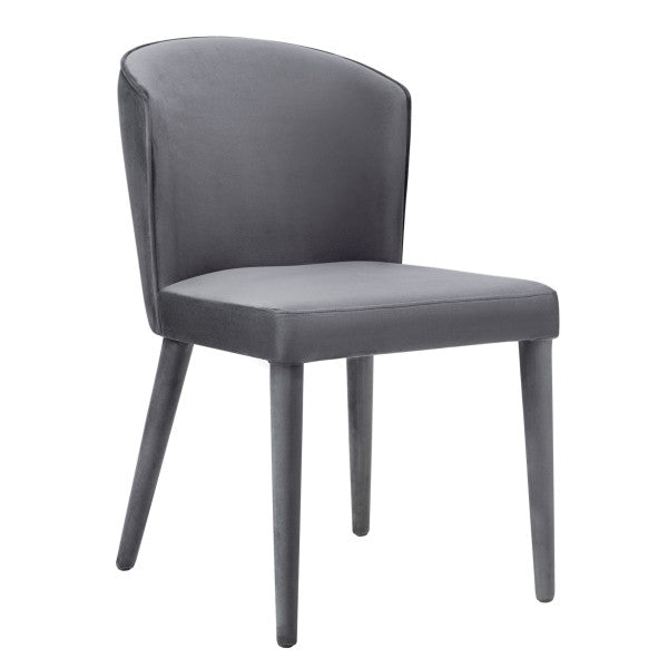 Metropolitan Grey Velvet Chair - Be Bold Furniture