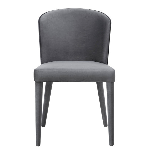 Metropolitan Grey Velvet Chair - Be Bold Furniture