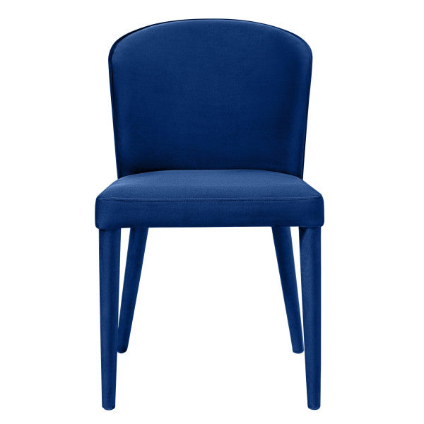 Metropolitan Navy Blue Velvet Chair - Be Bold Furniture