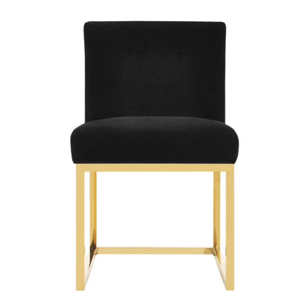 Haute Black Velvet Chair - Be Bold Furniture